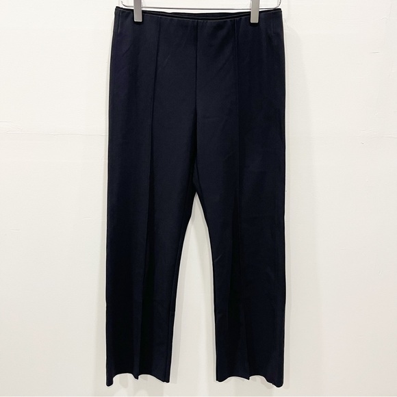 Athleta Pintucket Flat Front Ankle Pants Black Small - Picture 1 of 8